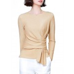Golden 14241 Women's Long Sleeve Tunic Tops Fall Tshirt Casual Blouses